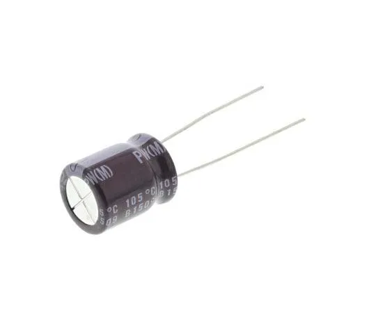 63-7746-86　Nichicon 470μF 16V dc Aluminium Electrolytic Capacitor, Through Hole 10 (Dia.) x 12.5mm +105°C 10mm 5mm　UPW1C471MPD