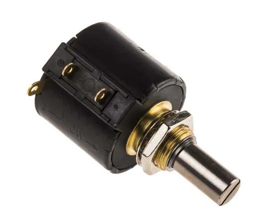 63-7701-60　Bourns 1 Gang 10 Turn Rotary Wirewound Potentiometer with a 6.35 mm Dia. Shaft, 5kΩ, ±3%, 2W, Linear 3549S-1AA-502A　3549S-1AA-502A