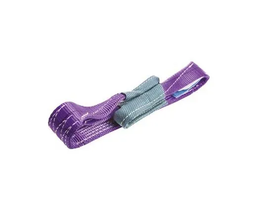 63-7767-69　RS 1m Purple Lifting Sling Webbing, 1t　729-3010