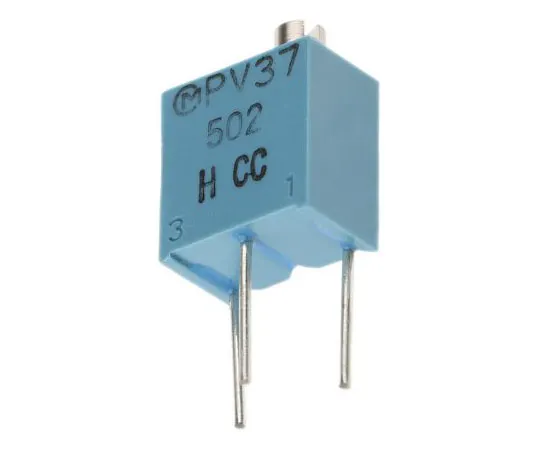 63-7955-57　5kΩ Through Hole Trimmer Potentiometer 0.25W Top Adjust Bourns PV37 Series　PV37W502C01B00