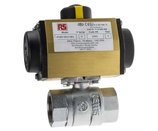 63-7811-51　RS Ball Pneumatic Valve, 1-1/4 in BSP　760-5618