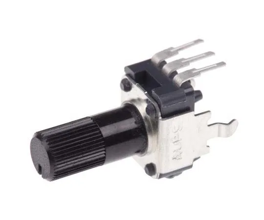 63-7768-51　Alps Electric 1 Gang Rotary Potentiometer with a 6 mm Dia. Shaft, 10kΩ, ±20%, 0.05W, Linear RK09K1130081　RK09K1130081