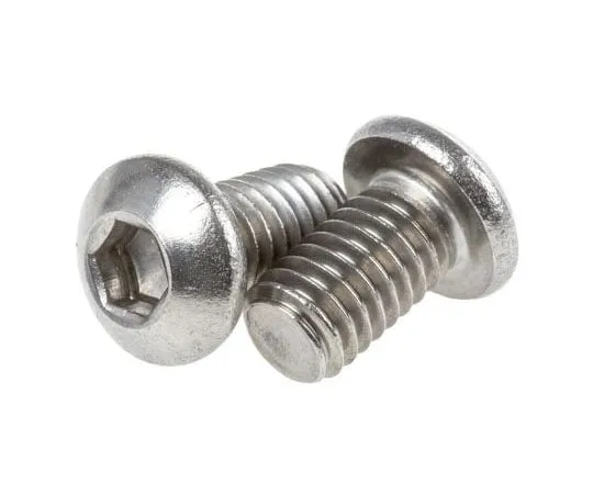 63-7997-29　RS PRO M6 x 10mm Hex Socket Button Screw Plain Stainless Steel　797-6096