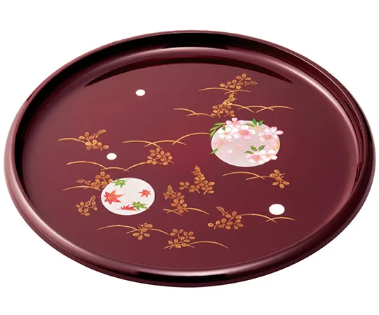 3-7525-11　［Discontinued］Tray Marubon  (shakumaru)　6196-045