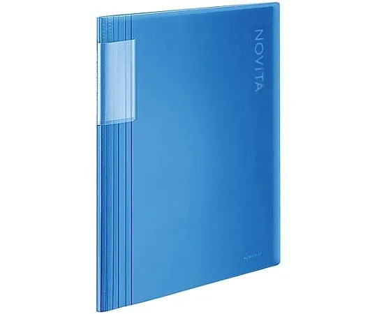 61-0559-53　［Discontinued］Clear Book A4 Vertical Fixed-Type 40-Sheets Pocket Blue　ラ-N40B