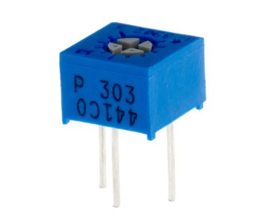 63-7979-17　30kΩ Through Hole Trimmer Potentiometer 0.5W Top Adjust Bourns 3362 Series　3362P-1-303LF