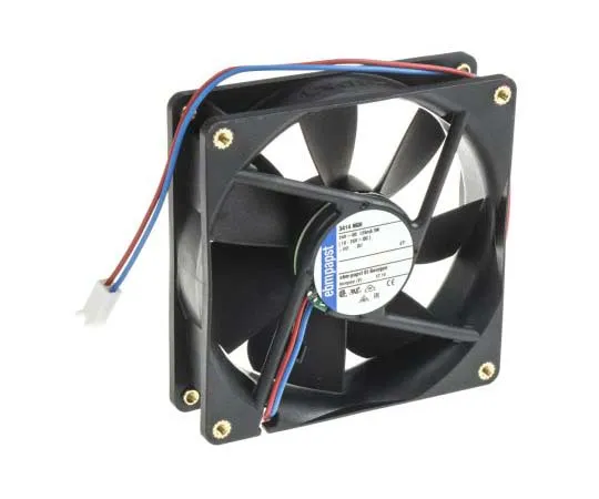 63-7792-99　ebm-papst 3400N Series Axial Fan, 92 x 92 x 25mm, 94m³/h, 3W, 24 V dc　3414NGH-RS0