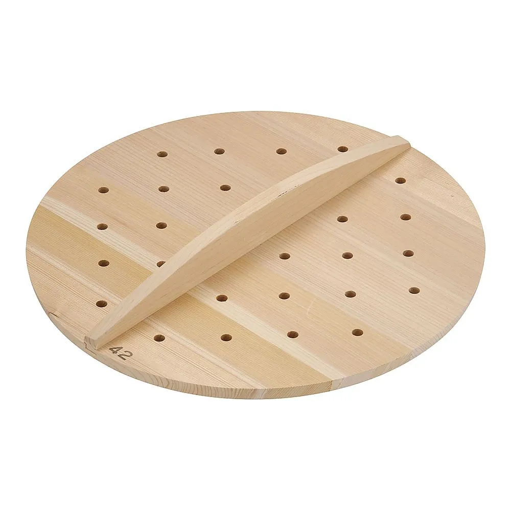 62-6342-44　SA Thick Sawara Hole Makeki Lid 42 cm