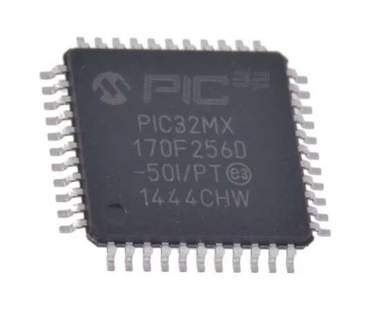 63-8038-37　Microchip PIC32MX170F256D-50I/PT, 32bit PIC Microcontroller, 50MHz, 64 kB Flash, 44-Pin TQFP　PIC32MX170F256D-50I/PT