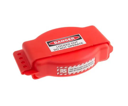 63-8045-75　4 Lock PP Adjustable Gate Valve Lockout, 165mm Attachment Point　862-5177