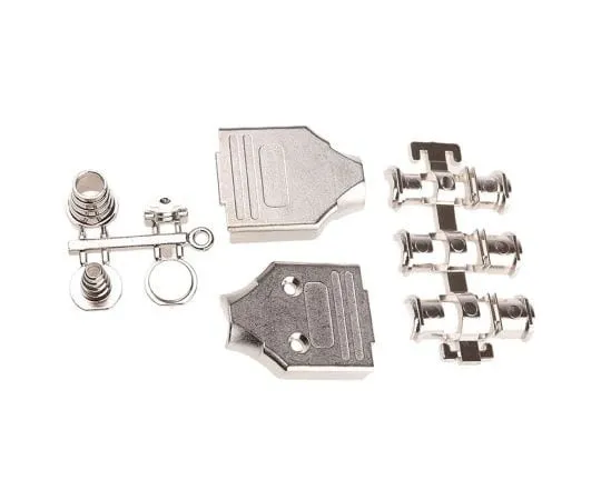 63-8027-45　MH Connectors MHEE Series Zinc D-sub Connector Hood, 9 Way, Strain Relief　MHEE-9-K