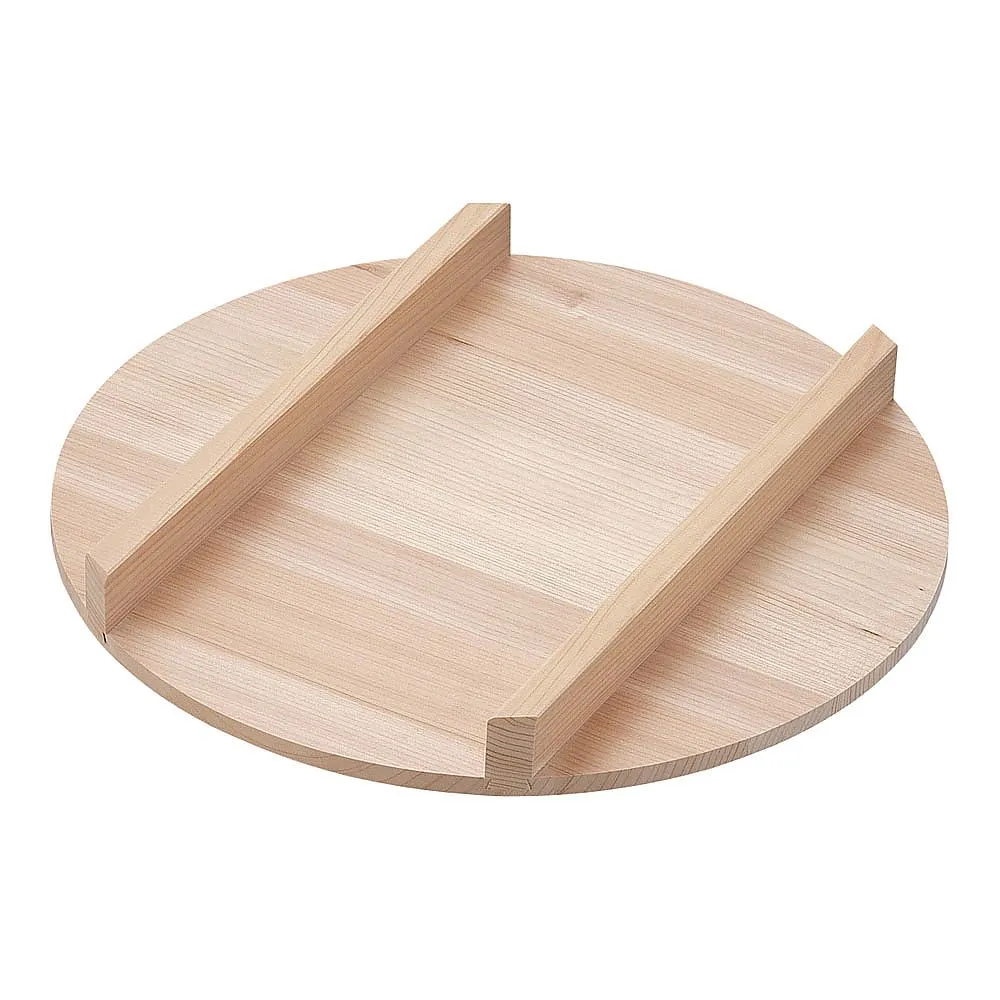 62-6471-97　Wooden Handstand Lid (Sawara Wood) for 39 cm