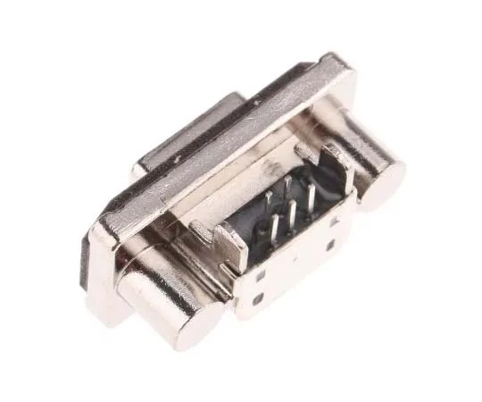 63-7763-62　Amphenol MUSB Series, Right Angle, Through Hole Mount, Version 2 Type AB Mini USB Connector, Receptacle　MUSBE15134