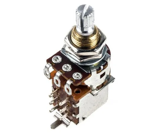63-7957-03　Bourns 1 Gang Rotary Carbon Potentiometer with a 6 mm Dia. Shaft, 250kΩ, ±20%, 0.1W, Audio PDB183-GTR01-254A2　PDB183-GTR01-254A2