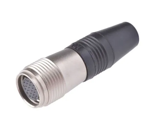 63-8033-04　Hirose HR25 Series Miniature Cable Mount Connector, 20 contacts Socket　HR25A-9J-20S