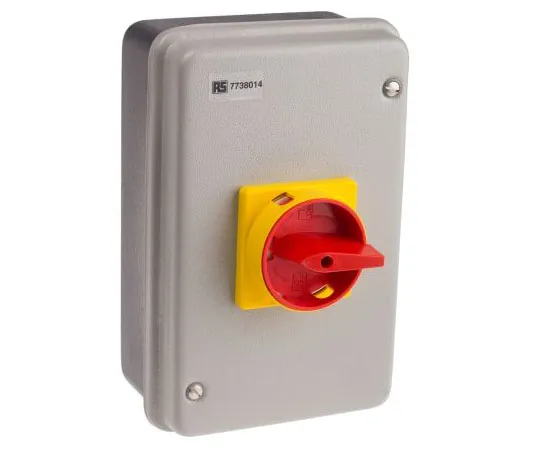 63-7962-93　3 Pole Panel Mount Non F***d Isolator Switch, 40 A, IP54　773-8014