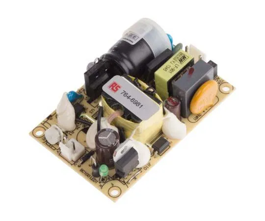 63-7819-20　Mean Well 25W 1 Output Embedded Switch Mode Power Supply SMPS, 1.05A, 24V dc Open Frame　EPS-25-24