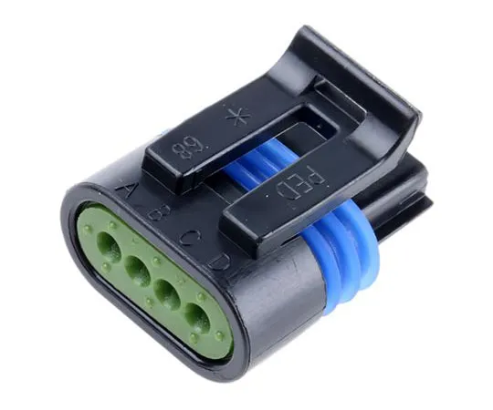 63-8001-45　Delphi Metri-Pack 150.2 Pull-To-Seat Series, 1 Row 4 Way Cable Mount Socket Connector, with Crimp Termination Method　12162188