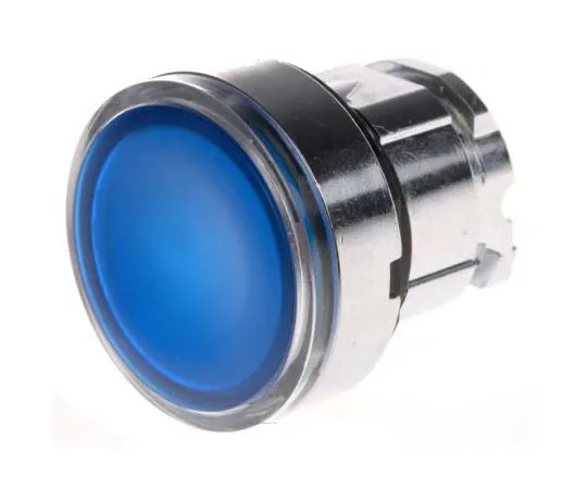 63-7796-50　Schneider Electric Harmony XB4 Series, Blue Push Button Head, Push Push, 22mm Cutout　ZB4BH063