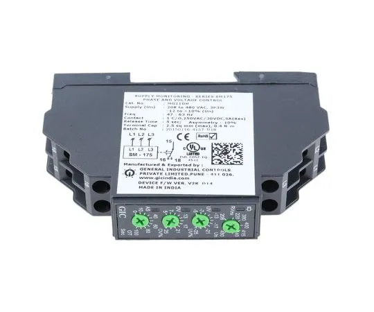 63-7992-11　GIC Voltage Monitoring Relay With SPDT Contacts, 208 → 480 V ac, 3 Phase　MG21DH