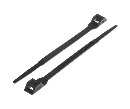 63-8047-03　RS PRO Black Nylon Double Locking Cable Tie Cable Tie, 132mm x 6 mm　865-9625