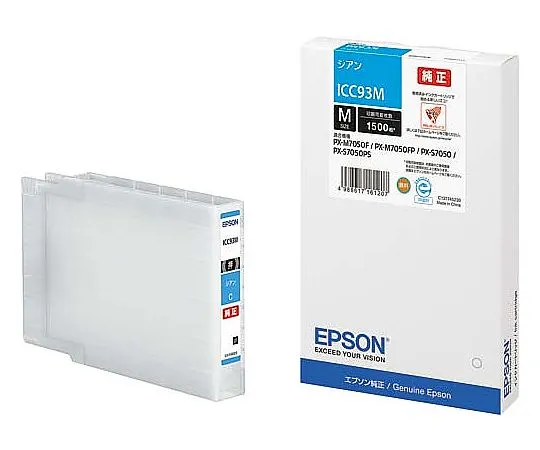 61-9095-76　［Discontinued］Epson Genuine Ink Cartridge M Cyan　ICC93M