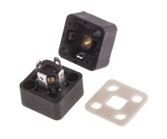 63-8014-93　RS PRO 3P+E DIN 43650, Male Solenoid Valve Connector, 250 V ac Voltage　811-8250