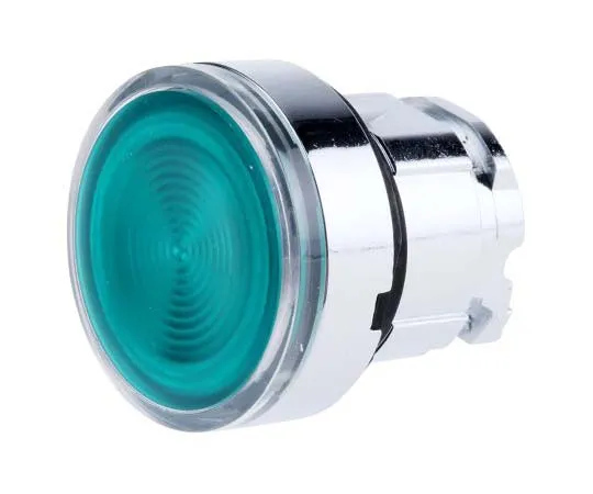 63-7796-35　Schneider Electric Harmony XB4 Series, Green Push Button Head, Spring Return, 22mm Cutout　ZB4BW333S