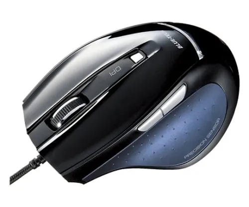 61-9315-29　［Discontinued］Blue Tech Wired Mo*** Black　MA-118HBK