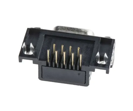 63-8014-37　RS 107 Series, 9 Way Right Angle PCB D-sub Connector Socket, 2.77mm Pitch, with 4-40 UNC Screwlocks　811-7119