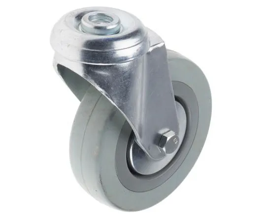 63-8033-82　RS PRO Stem Swivel Castors, 80kg, Rubber tyres　828-6347
