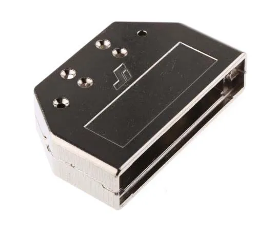 63-7784-01　Amphenol FCI 8655MH Series Die Cast Zinc D-sub Connector Backshell, 50 Way, Strain Relief　8655MH5012LF