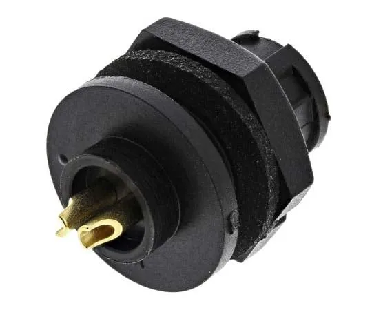 63-7774-52　Switchcraft MICRO-CON-X Series Panel Mount Connector, 2 contacts Socket　17282-2SG-300