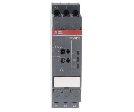 63-7796-20　ABB Star Delta Changeover Single Timer Relay, Push In, 0.05 s → 10 min, DPNO, 2 Contacts, DP, 380 → 440 V　1SVR740211R2300  CT-SDS.23P
