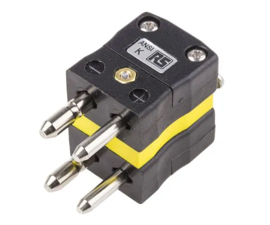 63-7954-86　RS PRO ANSI Duplex Thermocouple Plug Connector for *** with Type K Thermocouple Type K, Standard　769-1454