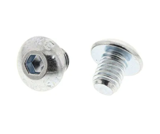 63-8028-22　RS PRO M5 x 6mm Hex Socket Button Screw Bright Zinc Plated Steel　822-9170