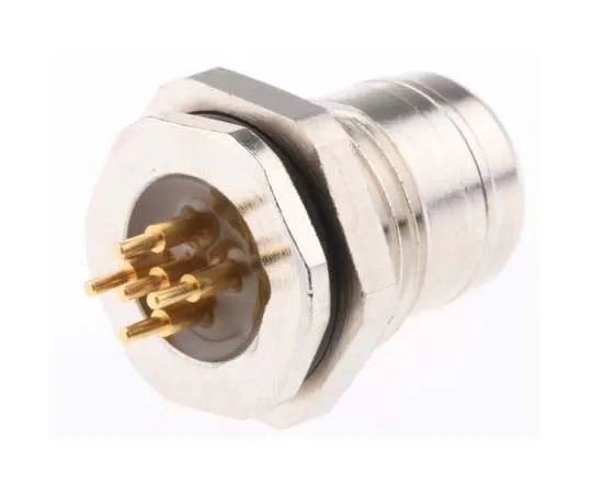 63-7801-93　Brad 120084 Series M12 Panel Mount Connector, 5 contacts Socket　1200840030