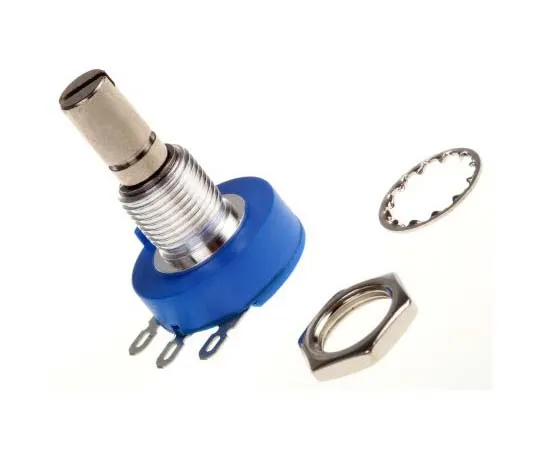 63-7806-84　Bourns 1 Gang Rotary Cermet Potentiometer with a 6.35 mm Dia. Shaft, 2.5kΩ, ±10%, 2W, Linear 3852A-282-252AL　3852A-282-252AL