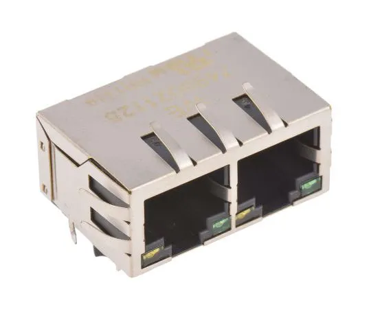 63-8020-41　Through Hole Lan Ethernet Transformer, 31.4 x 15.21 x 21.5mm, 0 → +70 °C　7499021125