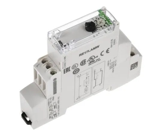 63-7988-45　Schneider Electric ON Delay Single Timer Relay, Screw, 0.1 s → 100 h, 24 → 240 V ac/dc　RE17LAMW