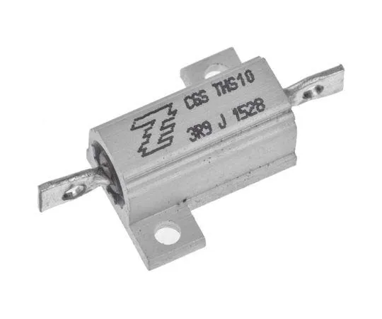 63-7804-88　TE Connectivity THS10 Series Aluminium, Aluminium Ho***d Solder Lug Wire Wound Panel Mount Resistor, 3.9Ω ±5% 10W　THS103R9J