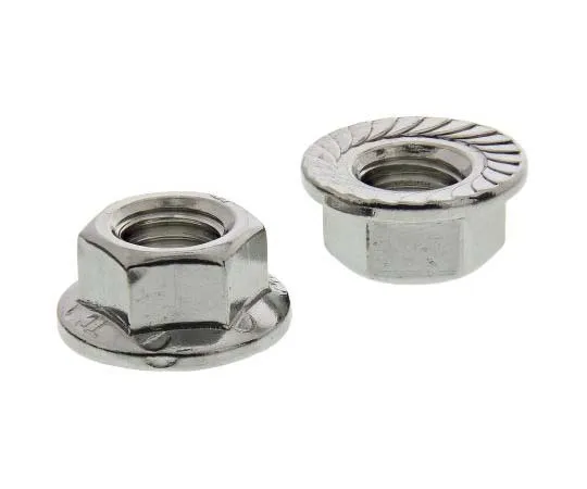 63-7764-56　26mm Plain Stainless Steel Hex Flanged Nut, M12, A2 304　725-9675