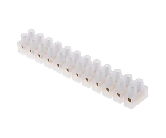 63-8047-53　RS Pro Non-F***d Terminal Block, 12 Way/Pole, Screw Down Terminals, 4 AWG Cable Mount, PE, 400 V　867-0979