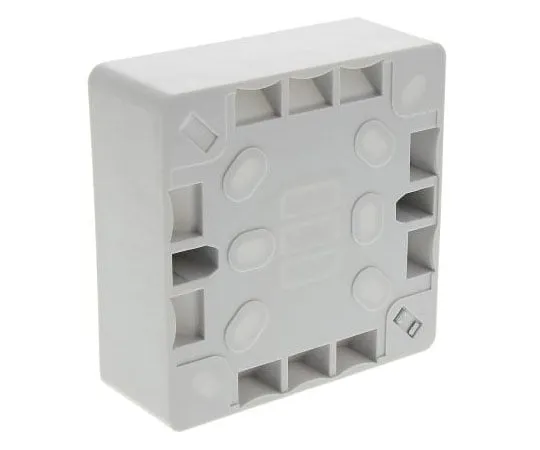 63-7965-79　RS RS White White Matt Urea Formaldehyde Back Box, BS Standard, IP20, Surface Mount, 1 Gangs, 86.6 x 86.6 x 28mm　775-8107