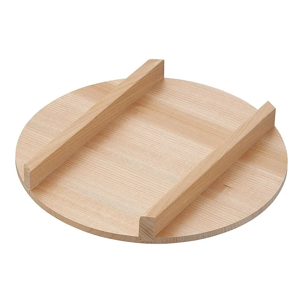 62-6471-96　Wooden Handstand Lid (Sawara Wood) for 36 cm