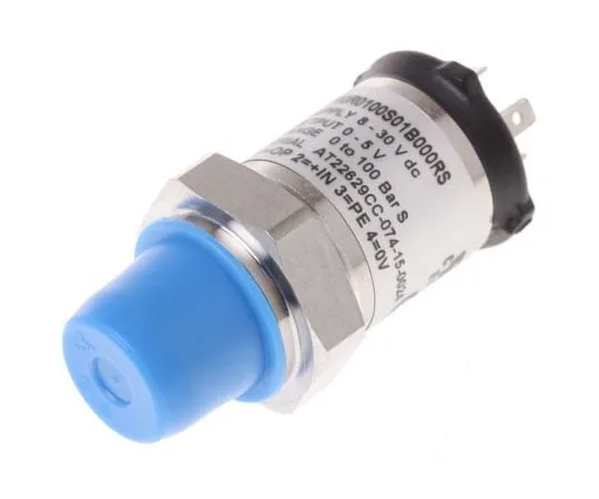63-7993-98　Gems Sensors Gauge for Fluid, Gas Pressure Sensor, 100bar Max Pressure Reading , 7 → 30 V dc, G1/4, IP65　3100R0100S01B000