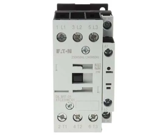 63-7789-44　Eaton 3 Pole Contactor, 17 A, 230 V ac Coil, xStart, 3NO, 7.5 kW　277036 & DILM17-01(230V50HZ,240V60HZ)