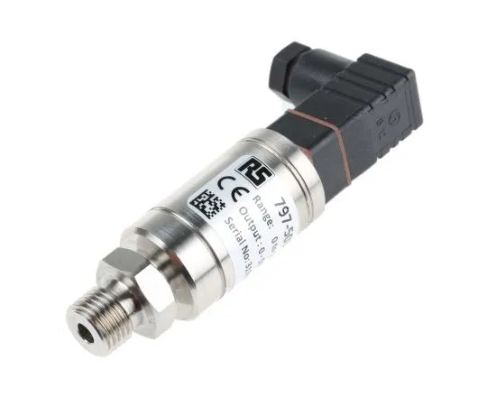 63-7996-73　RS PRO Gauge for Air, Gas, Hydraulic Fluid, Liquid, Water Pressure Sensor, 10bar Max Pressure Reading , 9 → 32 V　797-5037