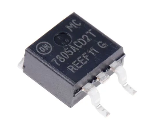 63-8010-54　ON Semiconductor, 5 V Linear Voltage Regulator, 2.2A, 1-Channel 3-Pin, D2PAK MC7805ACD2TR4G　MC7805ACD2TR4G