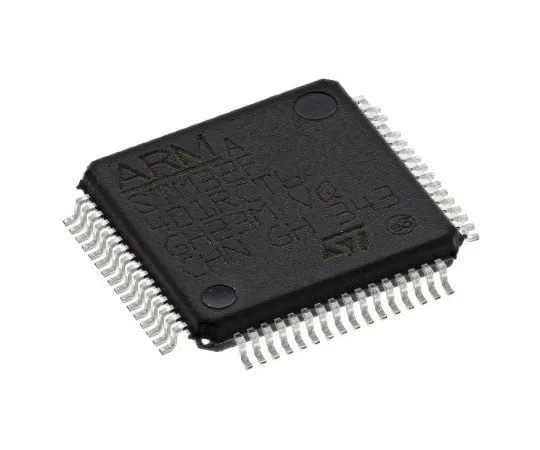 63-7990-51　STMicroelectronics STM32F401RCT6, 32bit ARM Cortex M4 Microcontroller, 84MHz, 256 kB Flash, 64-Pin LQFP　STM32F401RCT6